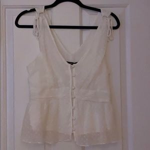 Abercrombie & Fitch Button Front Cami - Size M